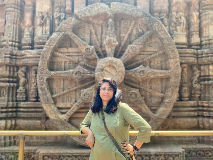 A photo of Indian journalist Puja Bhattacharjee.